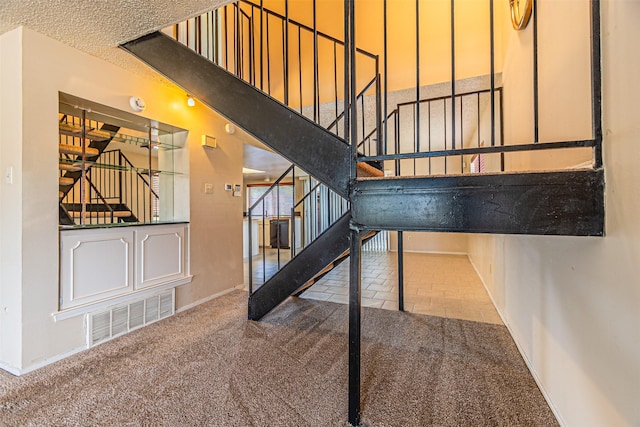 3626 Holly Tree Trl, Garland, TX 75044 - stairway with carpet flooring and baseboards
