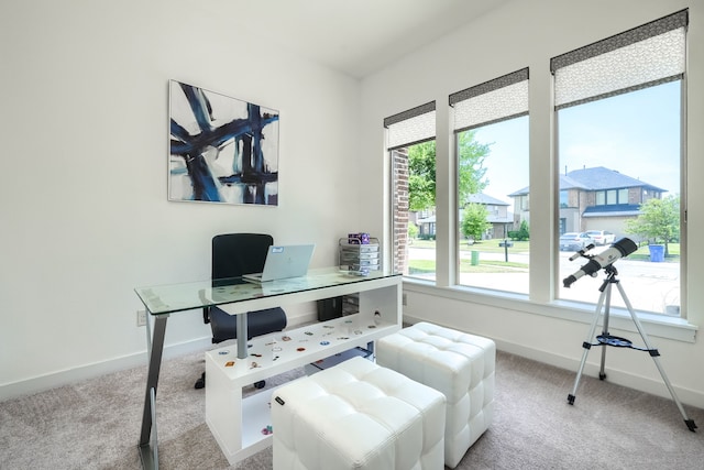 3711 Pistol Creek Dr, Frisco, TX 75034 - office area with carpet and baseboards