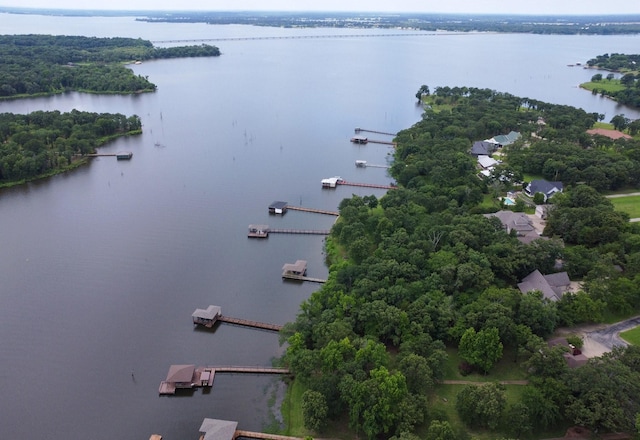 632 County Road 1952, Yantis, TX 75497 - bird's eye view of a nearby body of water