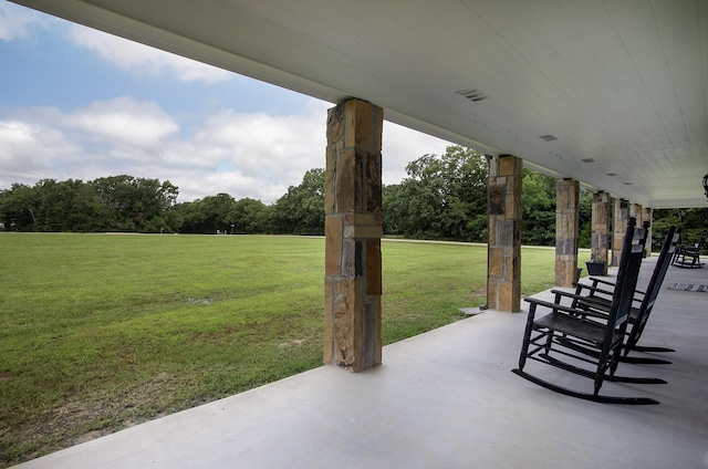632 County Road 1952, Yantis, TX 75497 - view of patio / terrace