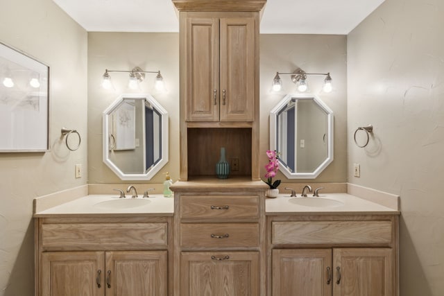 4406 Cobblers Ln, Dallas, TX 75287 - full bathroom featuring double vanity