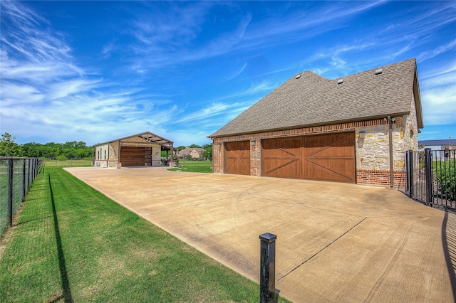 552 Horseshoe Bnd, Royse City, TX 75189 - view of detached garage