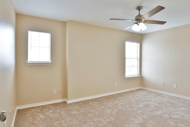 7703 Stanley, Joshua, TX 76058 - carpeted spare room with a ceiling fan and baseboards