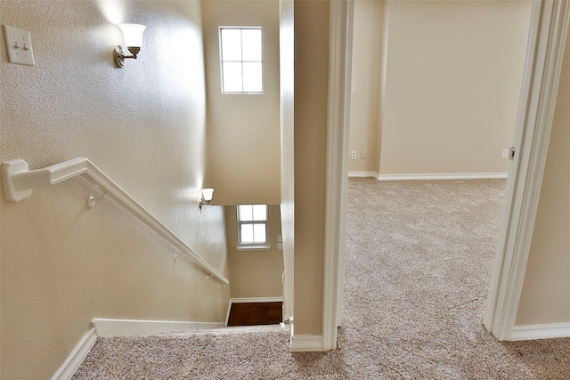 7703 Stanley, Joshua, TX 76058 - staircase with carpet floors and baseboards