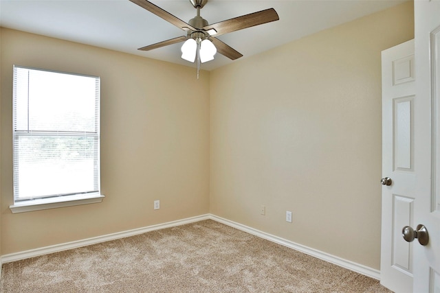 7703 Stanley, Joshua, TX 76058 - carpeted empty room with plenty of natural light, ceiling fan, and baseboards