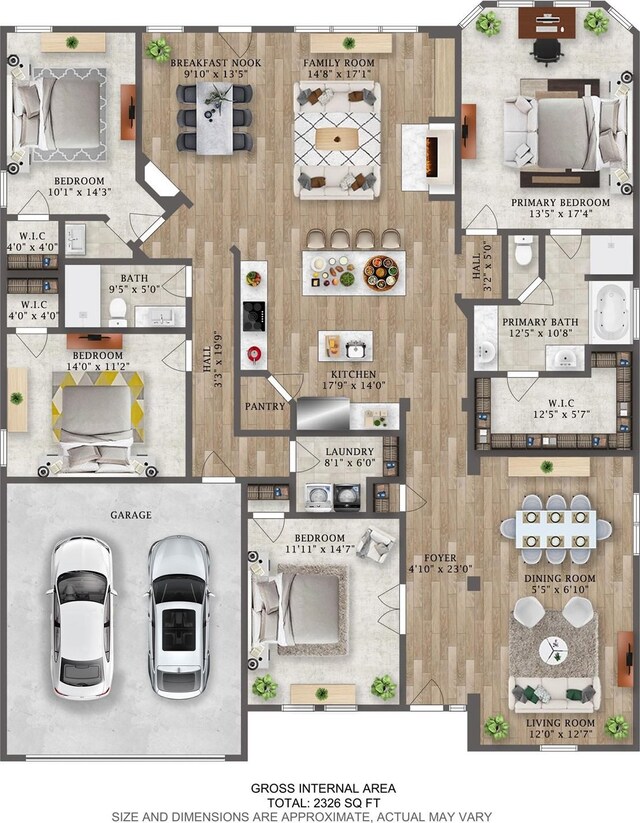 306 Hardeman Blvd, Justin, TX 76247 - property floor plan