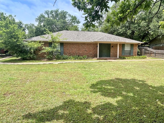 4905 Rippy Rd, Flower Mound, TX 75028 - ranch-style home featuring brick siding and a shingled roof