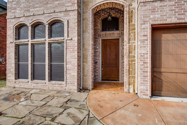 3317 S Riley Ct, Hurst, TX 76054 - view of exterior entry with brick siding