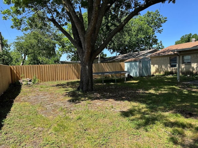 3422 Palm Dr, Mesquite, TX 75150 - view of yard with a trampoline