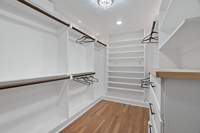 5316 Humbert Ave, Fort Worth, TX 76107 - walk in closet featuring wood finished floors