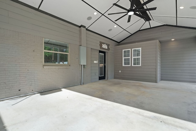 5316 Humbert Ave, Fort Worth, TX 76107 - view of patio featuring a ceiling fan