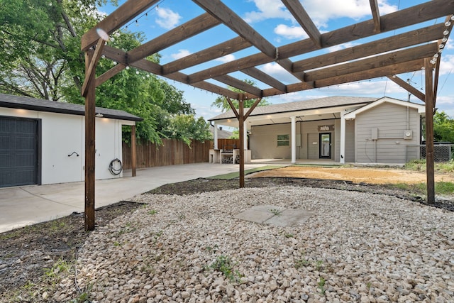 5316 Humbert Ave, Fort Worth, TX 76107 - view of patio with a pergola