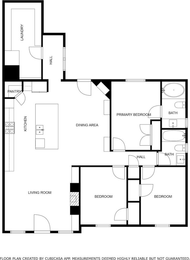5316 Humbert Ave, Fort Worth, TX 76107 - home floor plan