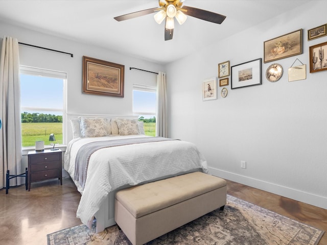431 Advance Rd, Weatherford, TX 76088 - bedroom with ceiling fan and baseboards
