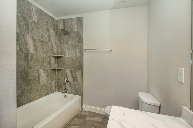 3613 Pisa Mews, Dallas, TX 75236 - full bath featuring toilet, baseboards, bathing tub / shower combination, and vanity