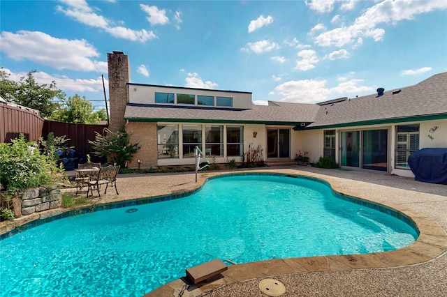 7109 Alpha Rd, Dallas, TX 75240 - view of pool featuring a patio