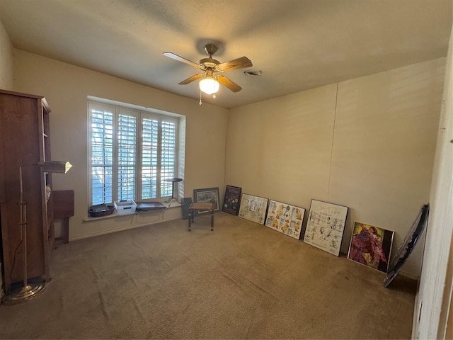 2317 Cliffside Dr, Plano, TX 75023 - unfurnished room with a ceiling fan and carpet