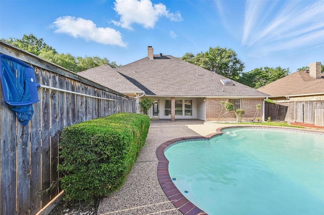 1521 Treeline Dr, Desoto, TX 75115 - view of pool with a patio and a fenced backyard