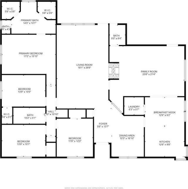 1521 Treeline Dr, Desoto, TX 75115 - room layout