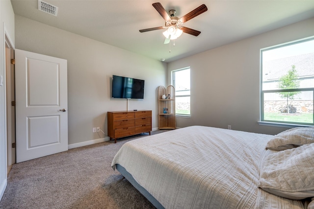 1824 Rachel St, Northlake, TX 76247 - bedroom featuring carpet flooring, a ceiling fan, and baseboards