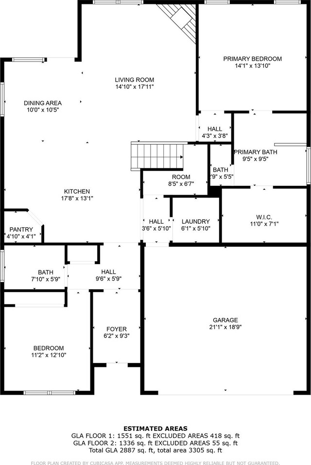 1824 Rachel St, Northlake, TX 76247 - property floor plan
