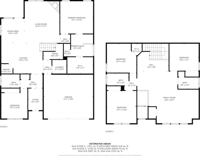 1824 Rachel St, Northlake, TX 76247 - floor plan / room layout