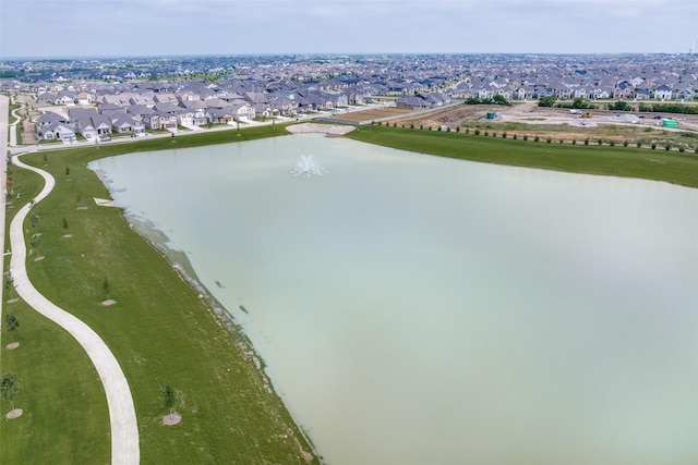 1824 Rachel St, Northlake, TX 76247 - aerial perspective of suburban area with a large body of water