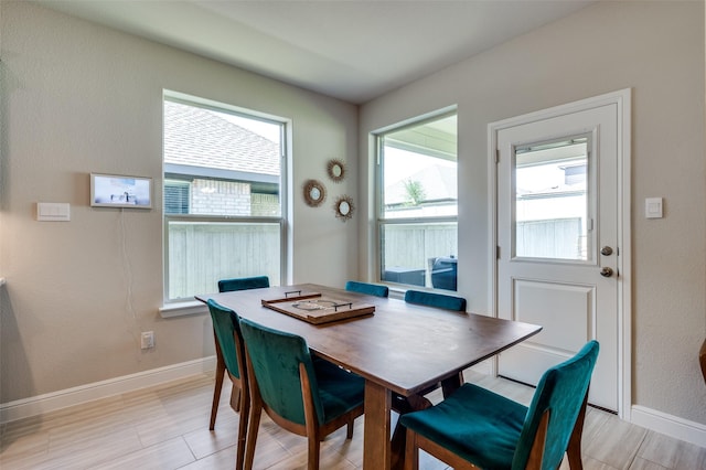 1824 Rachel St, Northlake, TX 76247 - dining area with baseboards and light wood finished floors