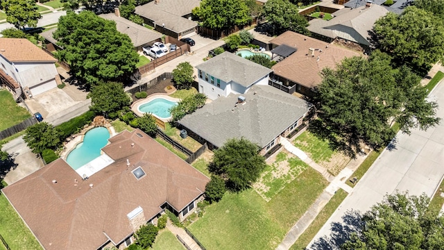 2626 Club Meadow Dr, Garland, TX 75043 - aerial view of residential area with a pool