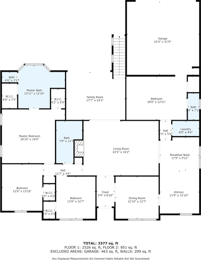 2626 Club Meadow Dr, Garland, TX 75043 - floor plan / room layout