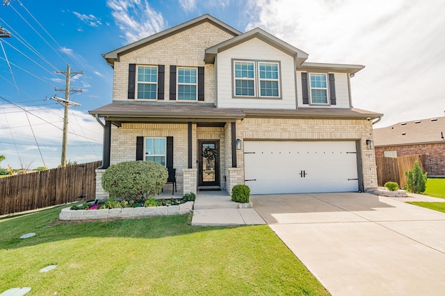 2049 Hartley Dr, Forney, TX 75126 - view of front of property featuring a garage, driveway, and brick siding