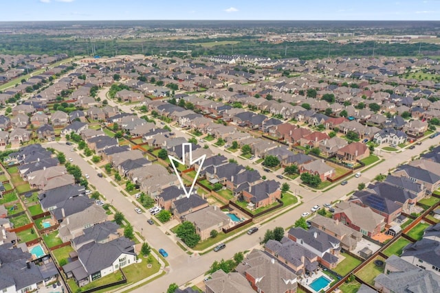 14237 Sugar Hill Dr, Little Elm, TX 75068 - aerial overview of property's location with nearby suburban area