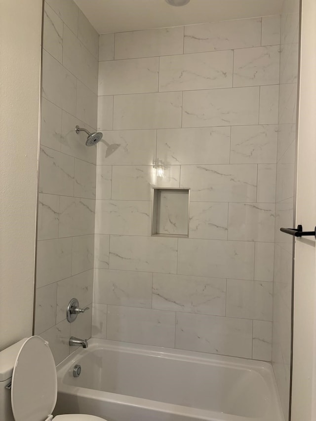 5518 Cold Water Trl, Granbury, TX 76048 - full bathroom with toilet and tub / shower combination