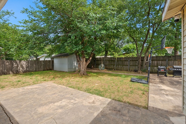 3830 Rainier St, Irving, TX 75062 - view of yard with a patio area