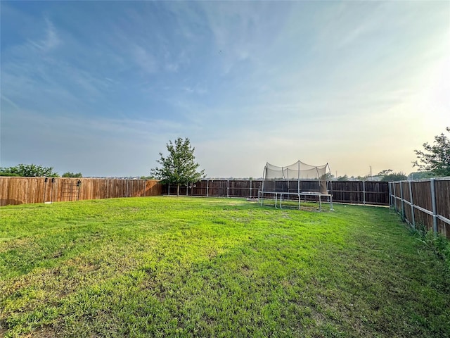 2237 Heaton St, Forney, TX 75126 - view of yard with a trampoline