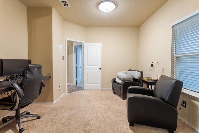 4825 Lazy Oaks St, Fort Worth, TX 76244 - home office featuring carpet flooring and baseboards