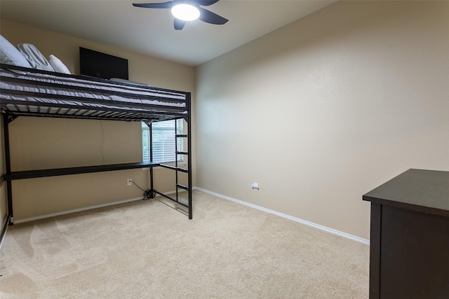 4825 Lazy Oaks St, Fort Worth, TX 76244 - unfurnished bedroom featuring carpet, baseboards, and a ceiling fan