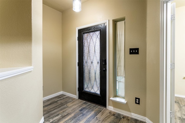 4825 Lazy Oaks St, Fort Worth, TX 76244 - entryway featuring wood finished floors and baseboards