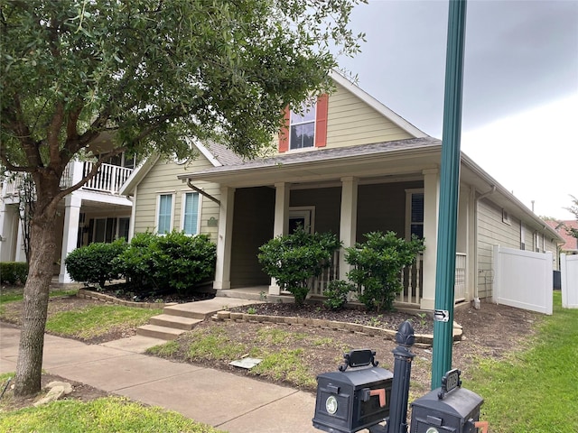 1705 Spanish Moss Way, Savannah, TX 76227 - view of front of home with covered porch