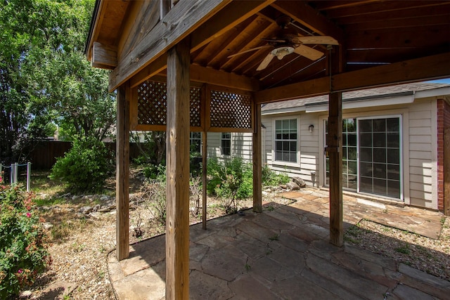 4512 Blue Jay Ln, Sherman, TX 75092 - view of patio featuring ceiling fan