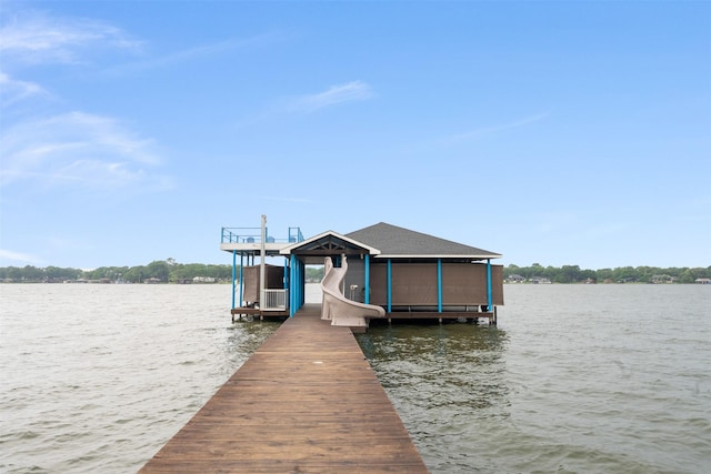 18280 Red Oak Dr, Mabank, TX 75156 - dock featuring boat lift and a water view