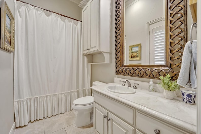 1516 Byron Nelson Pkwy, Southlake, TX 76092 - full bath with toilet, vanity, and tile patterned floors
