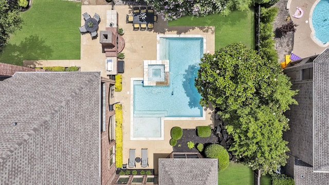 1516 Byron Nelson Pkwy, Southlake, TX 76092 - aerial view of a pool