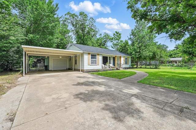 916 Carondolet Ct, River Oaks, TX 76114 - single story home with a carport, an attached garage, and concrete driveway