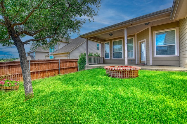 6939 Truth Dr, Dallas, TX 75236 - view of yard with a patio area