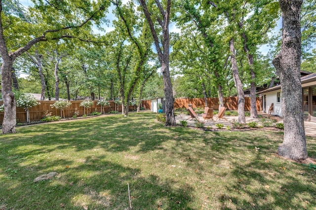 1913 Windlea Dr, Euless, TX 76040 - view of yard featuring a patio area