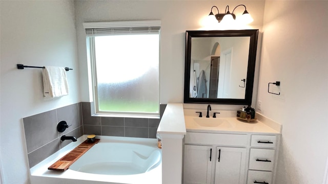 1605 Anacua Ln, Wylie, TX 75098 - bathroom with vanity and a bath
