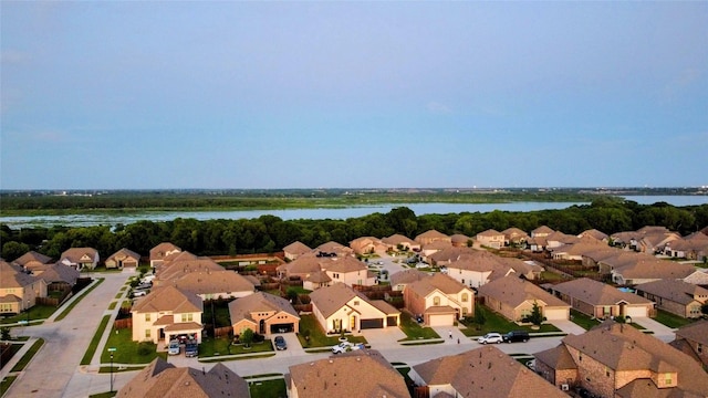 1605 Anacua Ln, Wylie, TX 75098 - aerial view of residential area with a large body of water