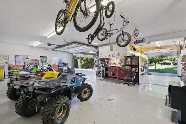 1208 Chandler Cir, Prosper, TX 75078 - garage with a workshop area