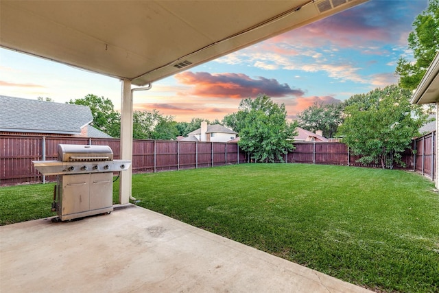 1104 Bayshore St, Allen, TX 75002 - view of yard with a patio